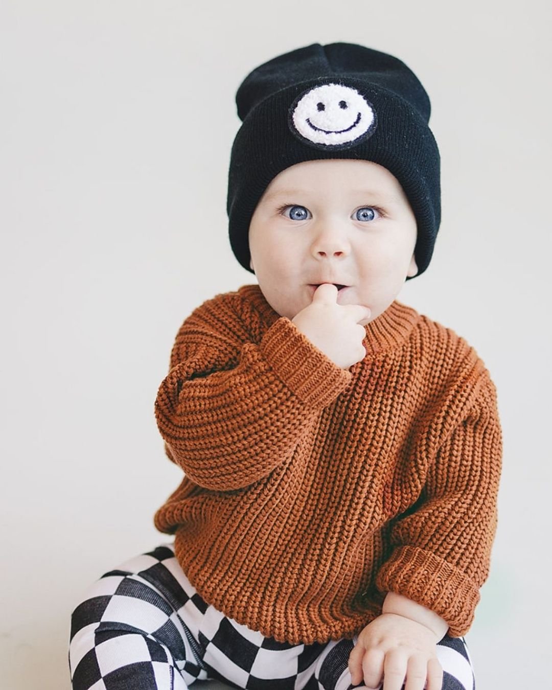 Chunky Knit Sweater | Rust - HoneyBug 