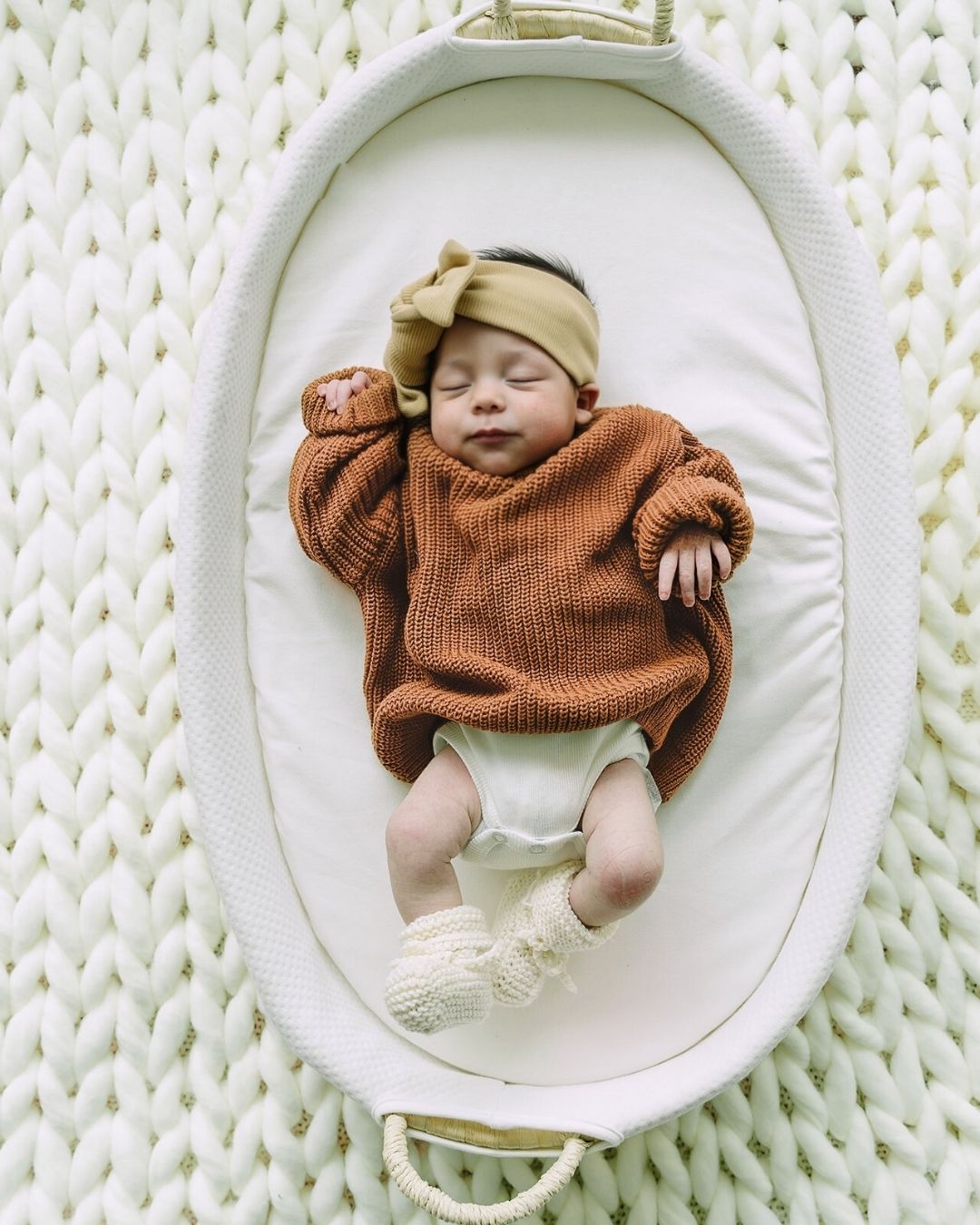 Chunky Knit Sweater | Rust - HoneyBug 