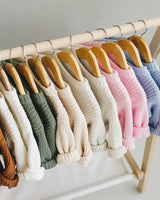 Chunky Knit Sweater | Vanilla - HoneyBug 