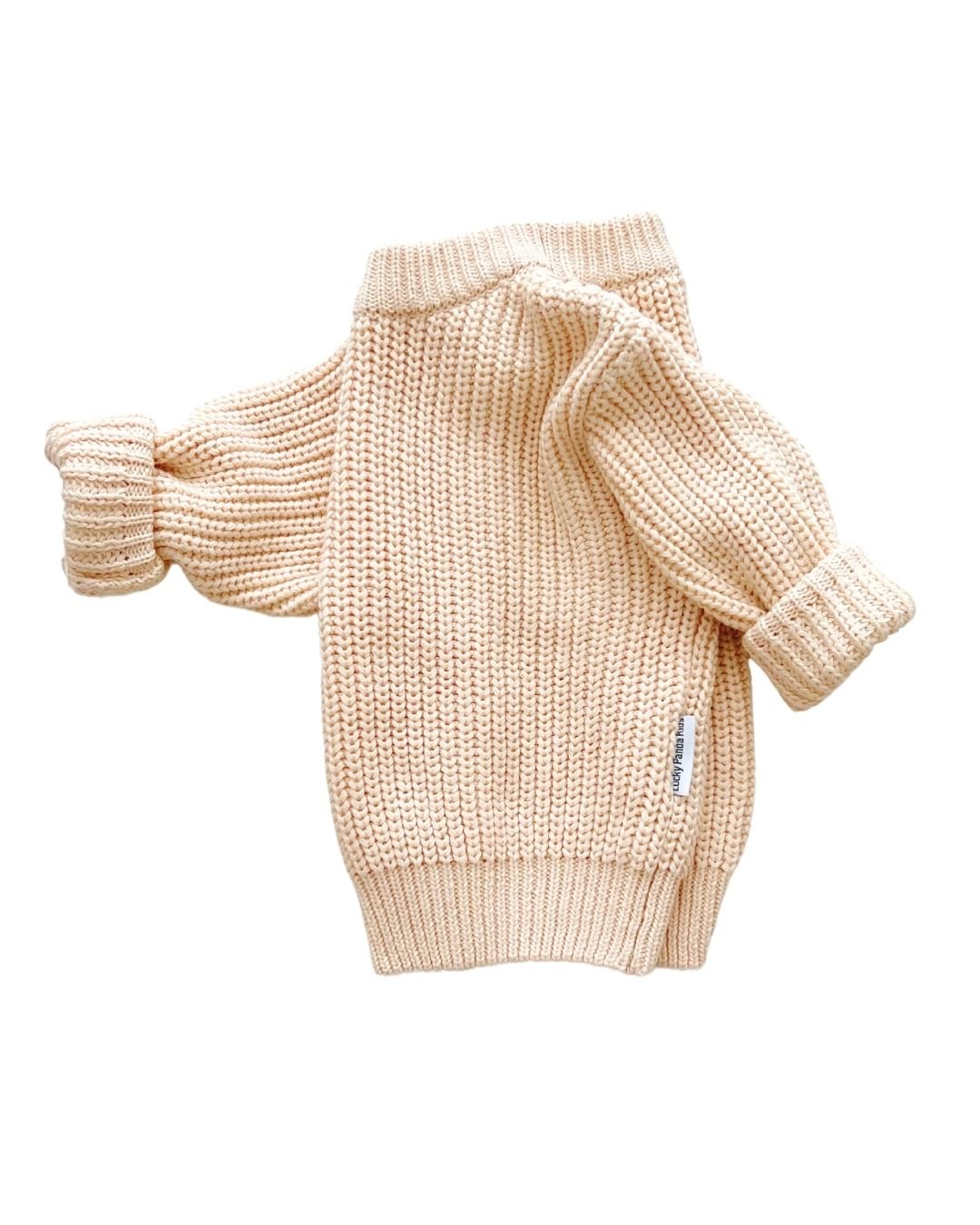 Chunky Knit Sweater | Vanilla - HoneyBug 