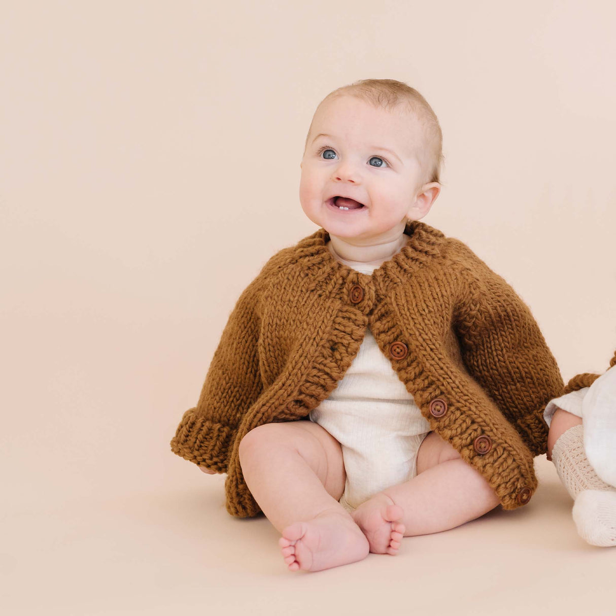 Classic Cardigan - Walnut - HoneyBug 