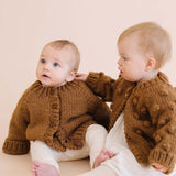 Classic Cardigan - Walnut - HoneyBug 