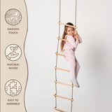 Climbing Rope Ladder for Kids (3-9 y.o.) - HoneyBug 