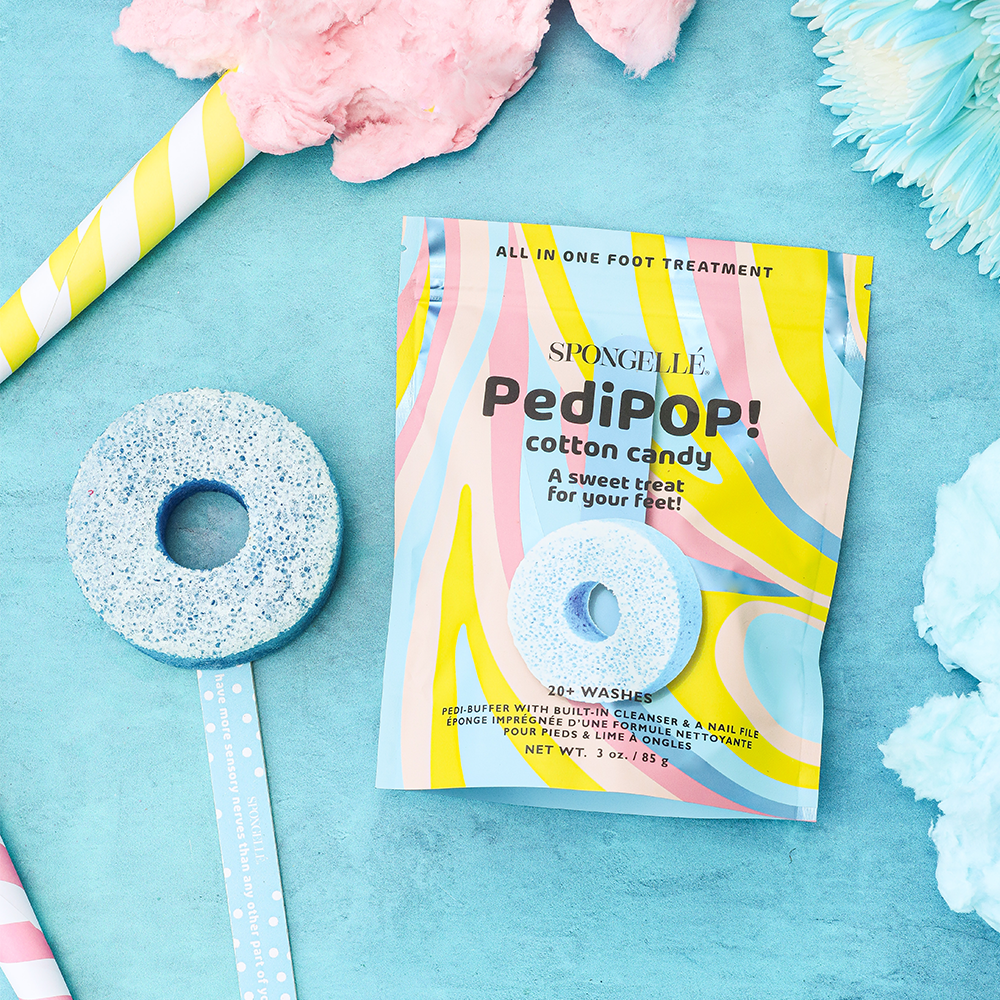 Cotton Candy | PediPOP! Pedi Buffer & Nail File - HoneyBug 