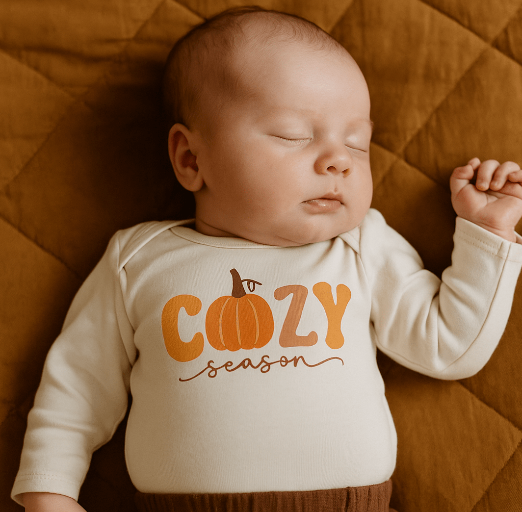graphic bodysuit | cozy season (long sleeve) - HoneyBug 