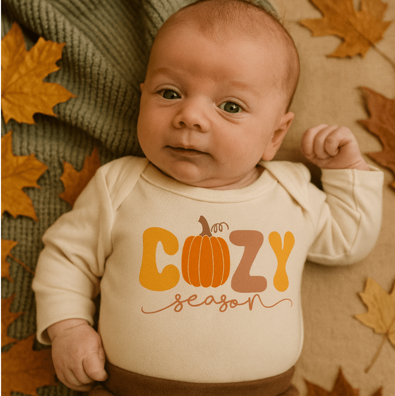 graphic bodysuit | cozy season (long sleeve) - HoneyBug 