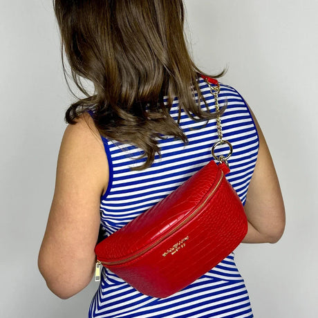 The Ono Crossbody Belt Bag - Cardinal