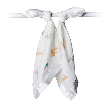 2-pack Muslin Security Blankets - Little Fawn - HoneyBug 