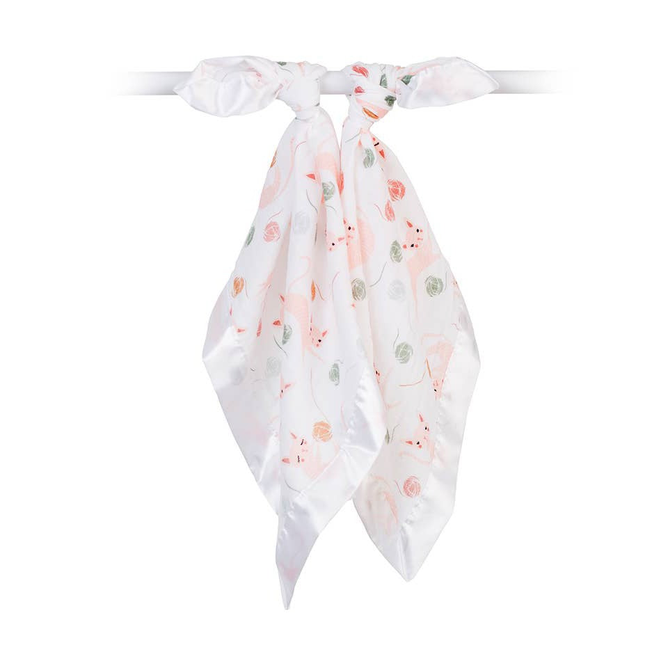 2-pack Muslin Security Blankets - Kitty - HoneyBug 