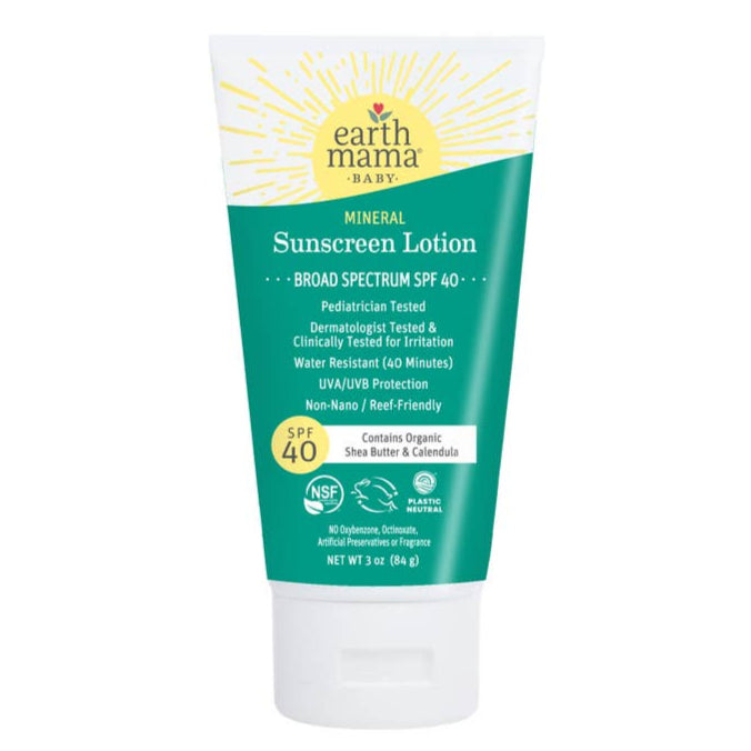 Baby Mineral Sunscreen Lotion - SPF 40 - HoneyBug 