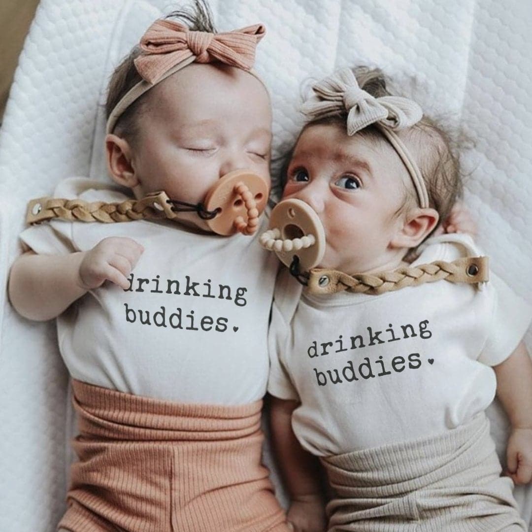 graphic bodysuit | drinking buddies - HoneyBug 