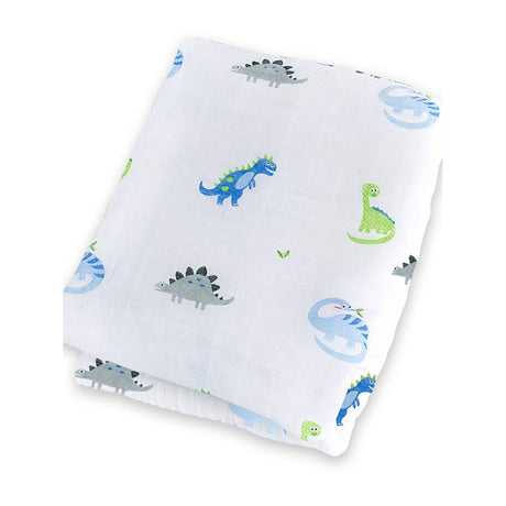 Classic Muslin Swaddle - Prehistoric Pals - HoneyBug 