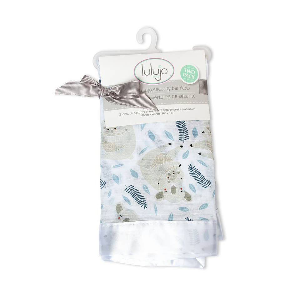 2-pack Muslin Security Blankets - Koala - HoneyBug 