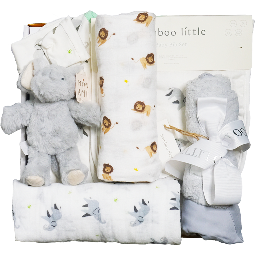 Safari Baby Gift Box - HoneyBug 