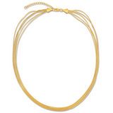 Justine Layered Chain Necklace - HoneyBug 