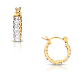 Lyndsay Huggie Hoop Earring - HoneyBug 