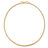 Lyra Snake Chain Choker Necklace - HoneyBug 