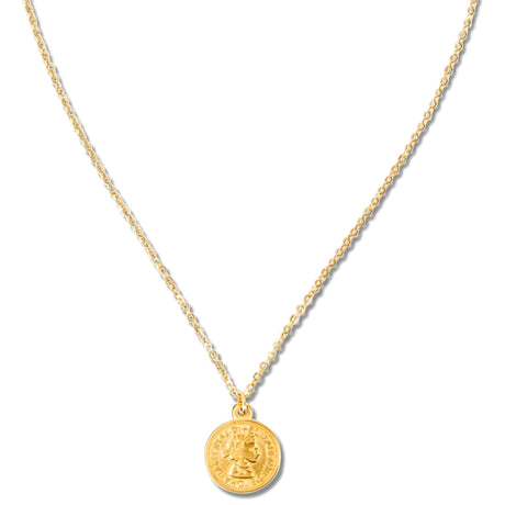 Vida Coin Pendant Necklace - HoneyBug 