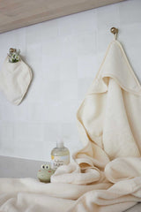 3 Pack Washcloth Set - Cream