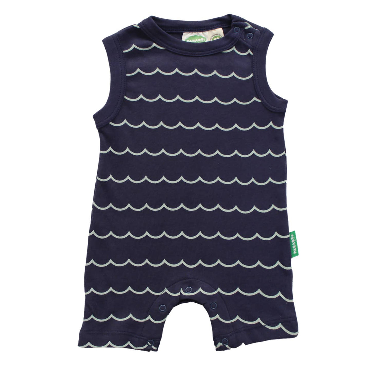 Tank Romper - Big Blue Waves - HoneyBug 