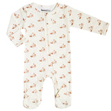 Organic Cotton Footie - Fawn - HoneyBug 