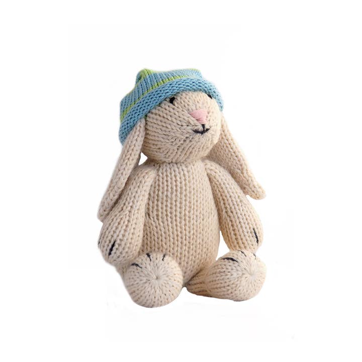 Little White Bunny in Slouch Hat - HoneyBug 