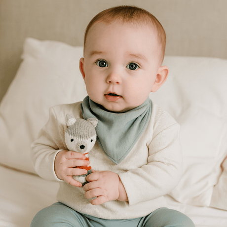 mini rattle | finley the fox - HoneyBug 