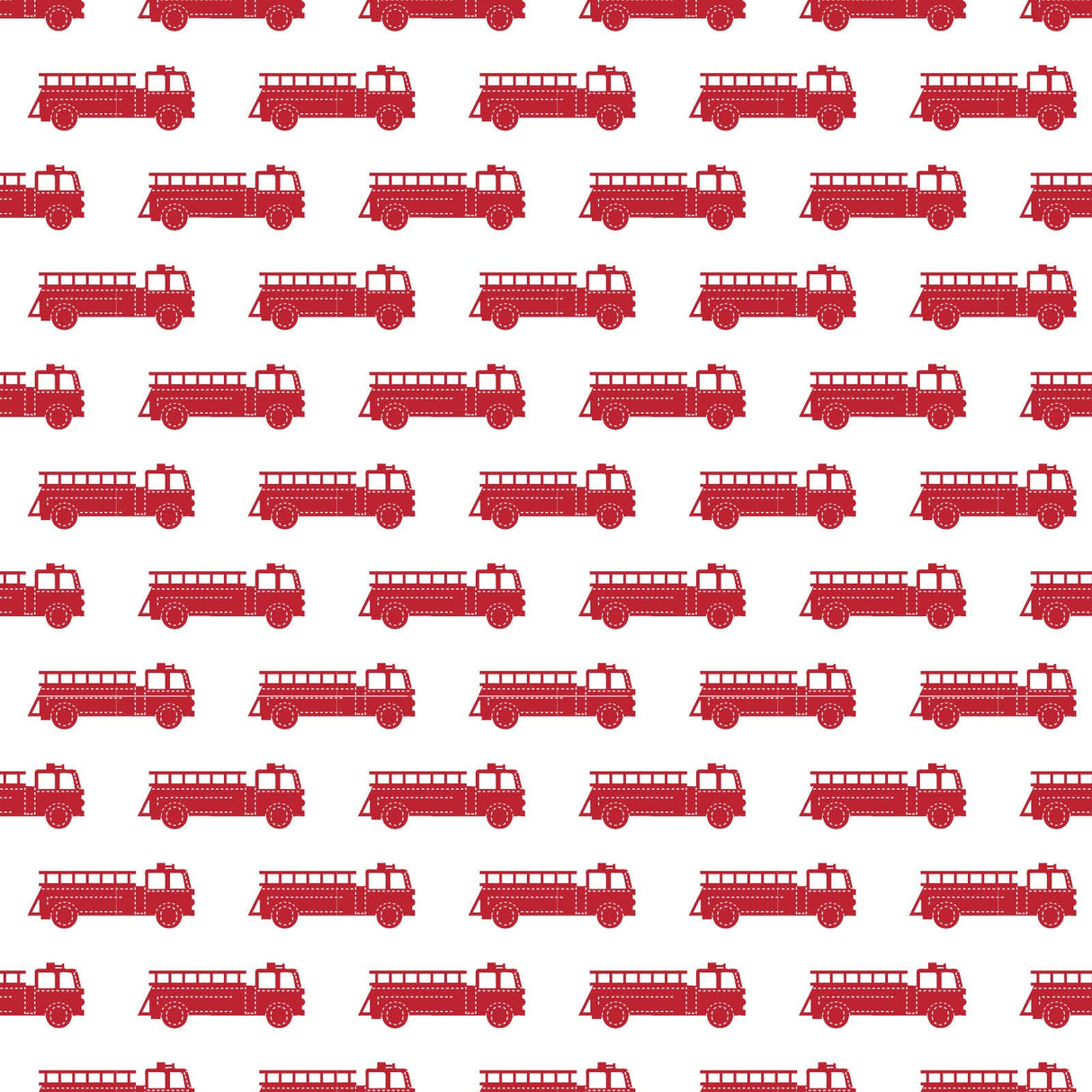 Jack Boys' Pajama Pant Set - Fire Truck Red - HoneyBug 