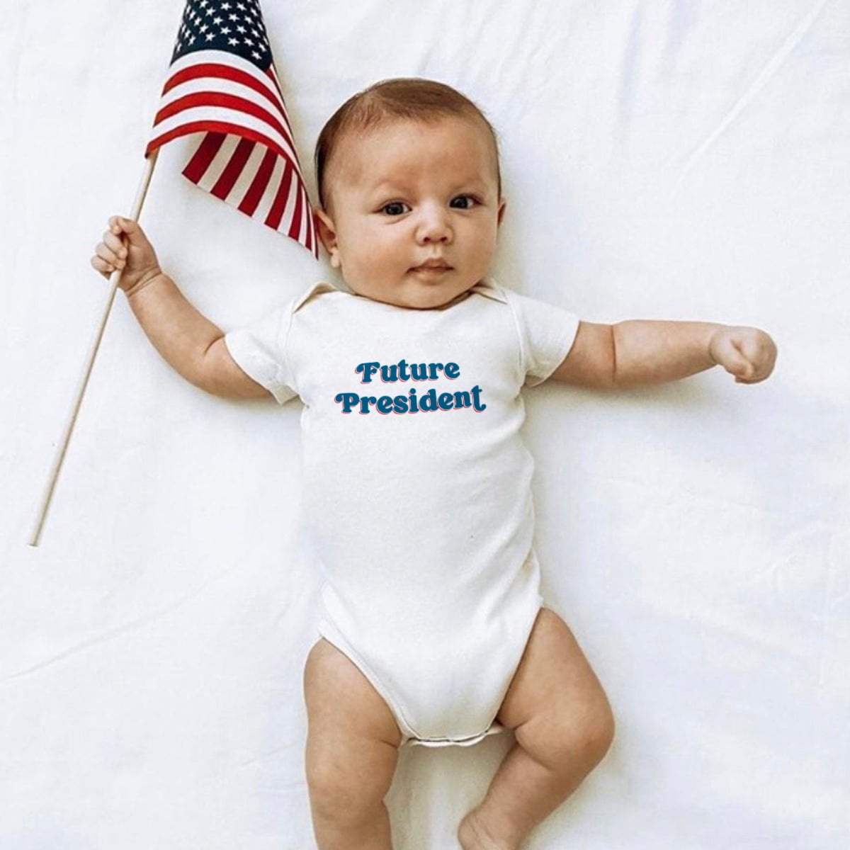 graphic bodysuit | future president - HoneyBug 