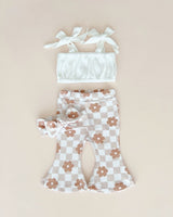 Flare Set | Latte Daisy - HoneyBug 