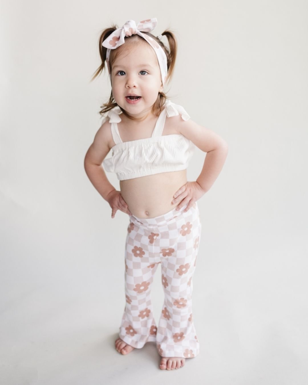 Flare Set | Latte Daisy - HoneyBug 