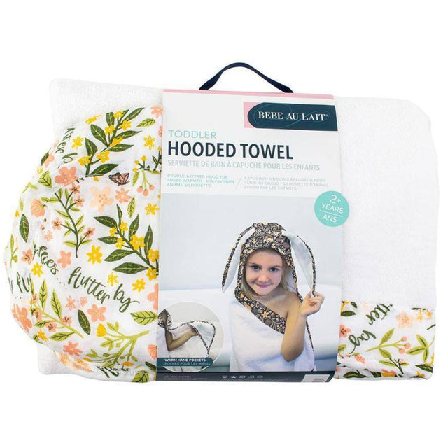 Flutterby Toddler Hooded Towel - HoneyBug 