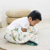 Forest Friends + Mudcloth Classic Muslin Super Snuggle Blanket - HoneyBug 