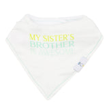 Brother and Arrows 2 Pack Muslin & Terry Cloth Bib Set - HoneyBug 