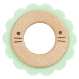 Lion Mint  Animal Teether Wooden + Silicone - HoneyBug 