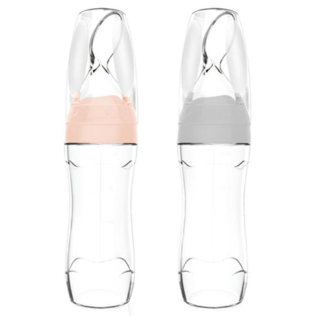 Haakaa Silicone Baby Food Dispensing Spoon with Cap 1 pk - HoneyBug 