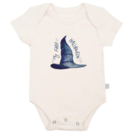graphic bodysuit | my first halloween hat - HoneyBug 
