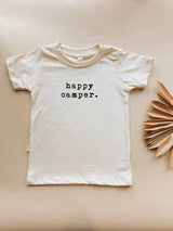 Happy Camper Organic Cotton Short Sleeve Toddler T-Shirt - HoneyBug 
