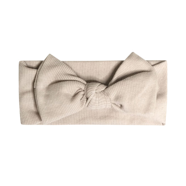 Organic Cotton Headband - Sand - HoneyBug 