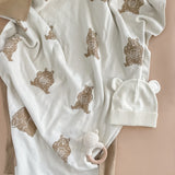 Organic Cotton Blanket - Honey Bear - HoneyBug 