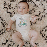 graphic bodysuit | future is green - HoneyBug 