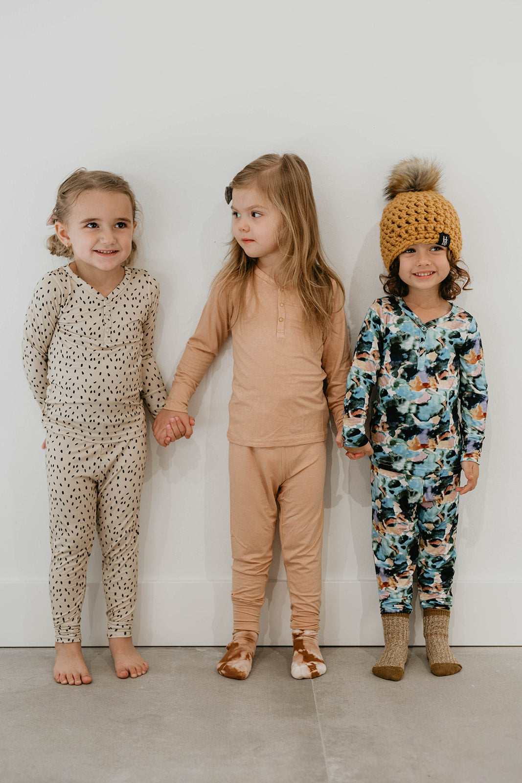 Bamboo Zip Pajamas | Charli Print - HoneyBug 