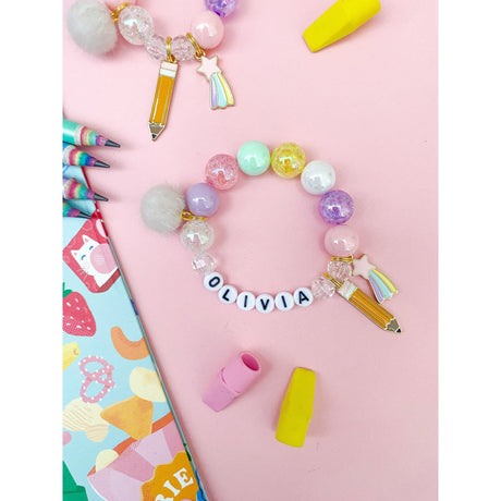 Back to School Reach for the Stars Charm Bracelet - HoneyBug 