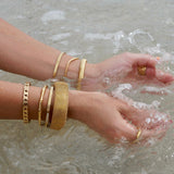 Baylor Bamboo Bangle Bracelet - HoneyBug 