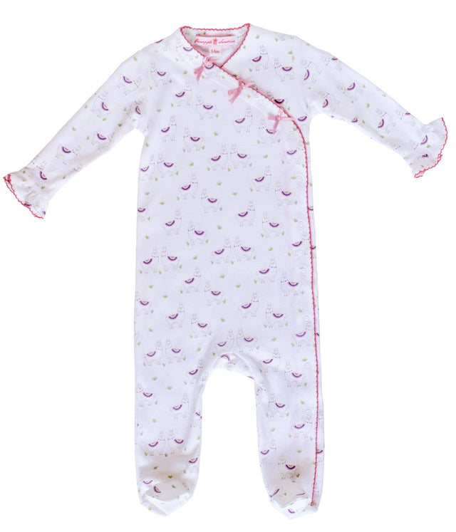 Alex the Alpaca Footie - HoneyBug 