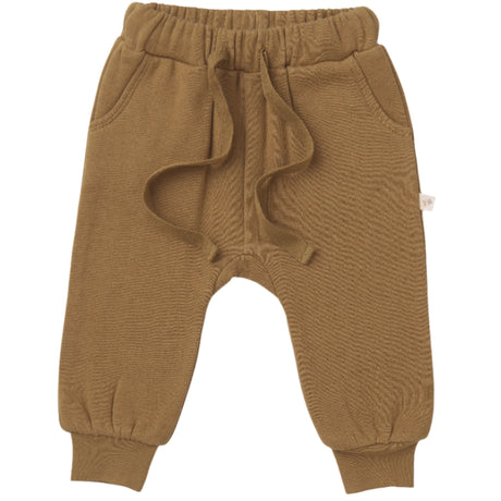 Organic Baby Toddler Jogger Pants - Tan - HoneyBug 