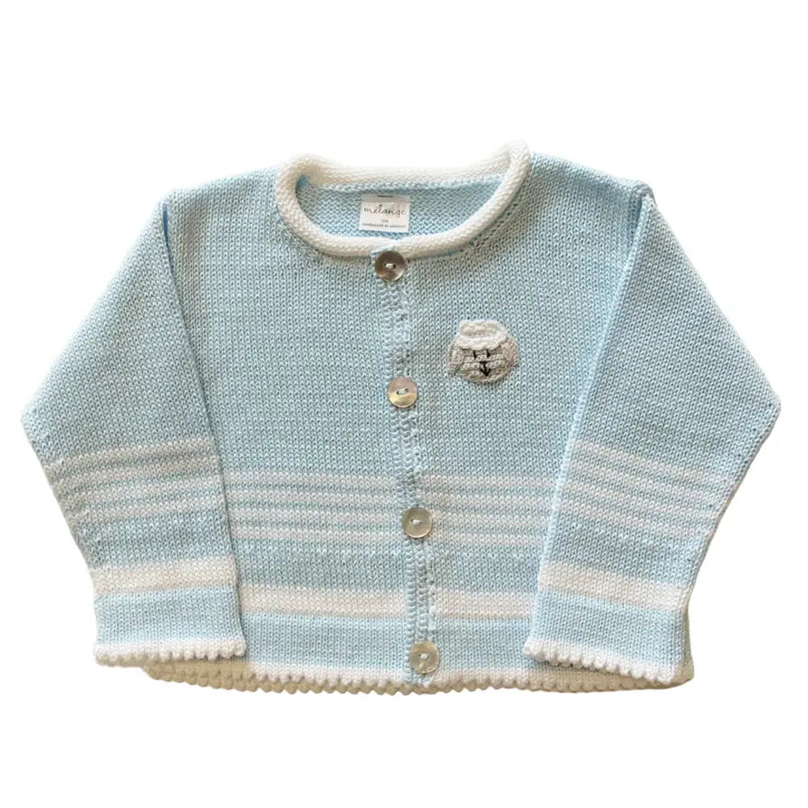 Lamb Cardigan, Blue