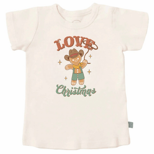 graphic tee | christmas lasso - HoneyBug 