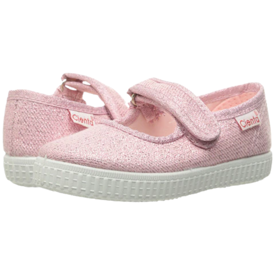 Pink Sparkle Mary Janes