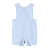 Light Blue Seersucker Lil Brother Smocked Jon Jons